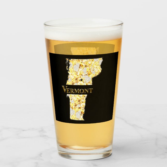 VERMONT BEER GLASS (Front Filled)