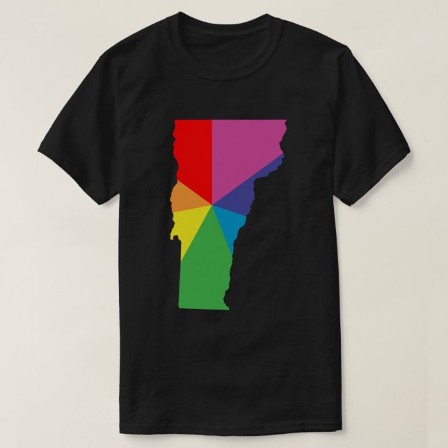 vermont colour burst T-Shirt (Design Front)