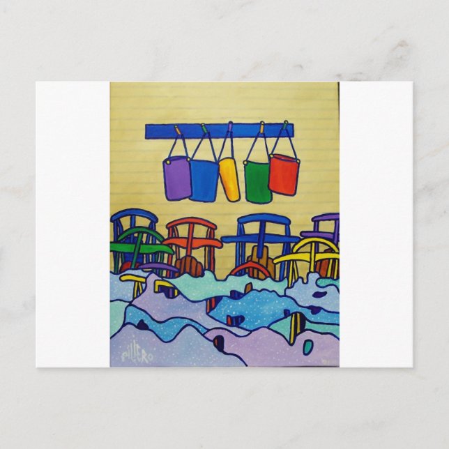 Vermont Colour  o by Piliero Postcard (Front)