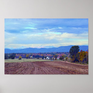 Vermont Countryside in Autumn Poster