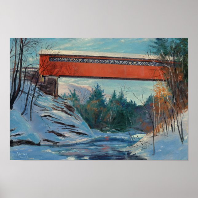 Vermont Covered Bridge Poster (Front)