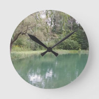 Vermont Fall Scene Clock
