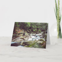 Vermont Falls Blank Card