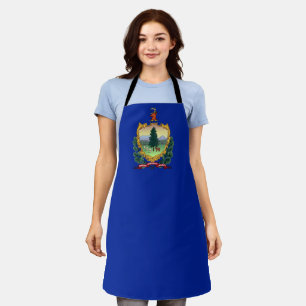 Vermont flag apron