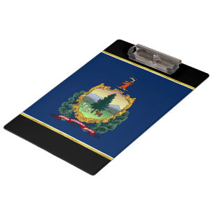 Vermont flag clipboard