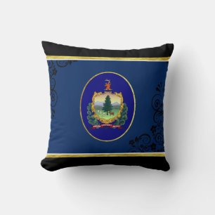 Vermont flag cushion