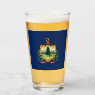 Vermont flag  glass