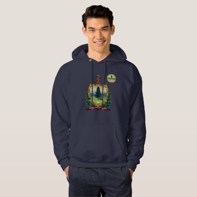 Vermont flag hoodie (Front Full)