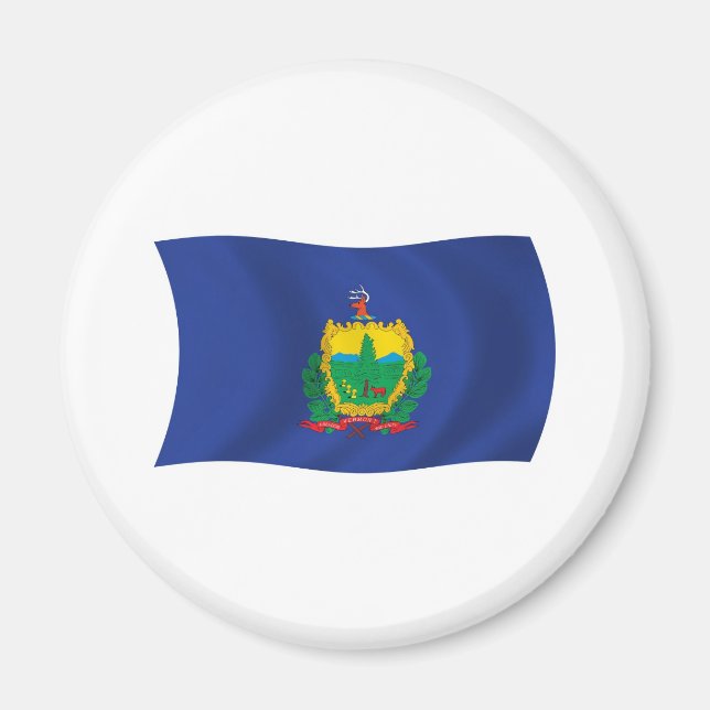 Vermont Flag Magnet (Front)