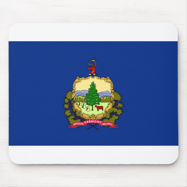 Vermont flag mouse pad (Front)
