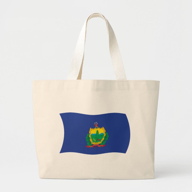 Vermont Flag Tote Bag (Front)