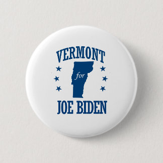 VERMONT FOR BIDEN 6 CM ROUND BADGE