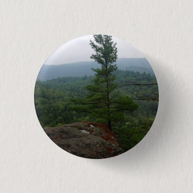 Vermont Forest 3 Cm Round Badge (Front)