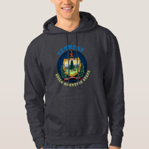 VERMONT GREEN MOUNTAIN STATE FLAG HOODIE
