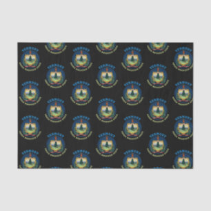 VERMONT GREEN MOUNTAIN STATE FLAG TISSUE PAPER