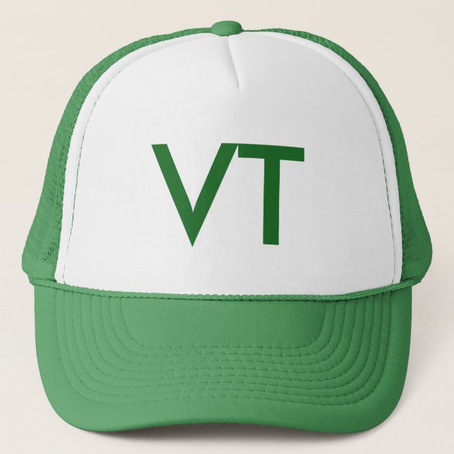 Vermont - Green MT. State Trucker Hat (Front)