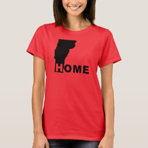 Vermont Home Away From State T-Shirt Tees