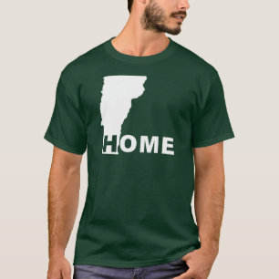 Vermont Home Away From State T-Shirt Tees