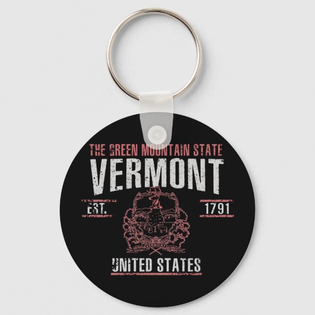 Vermont Key Ring (Front)
