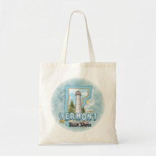 Vermont Lighthouse Tote Bag