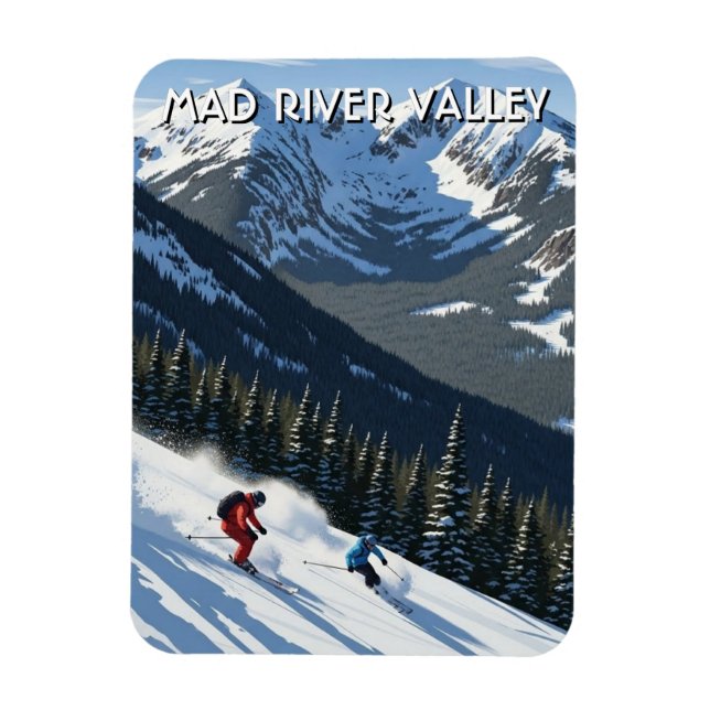 Vermont Mad River Valley Travel Magnet (Vertical)