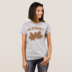 Vermont Maple Leaf Leaves Sugar Candy VT Foodie T-Shirt