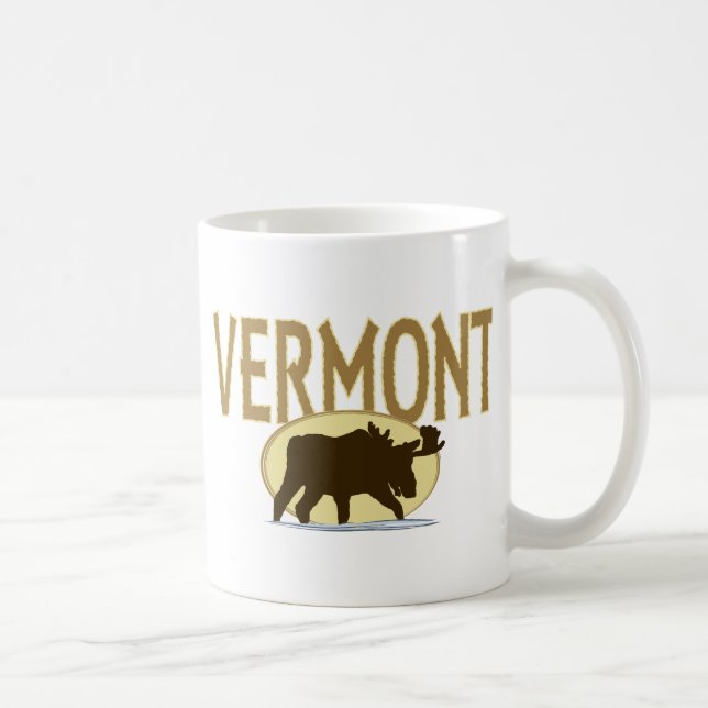 Vermont Moose Coffee Mug (Right)