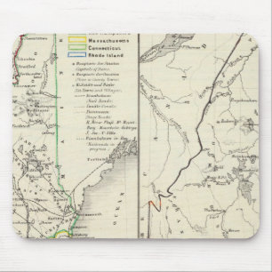 Vermont, New Hampshire, Massachusetts Mouse Pad