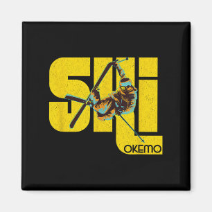 Vermont Okemo Mountain Ski Magnet