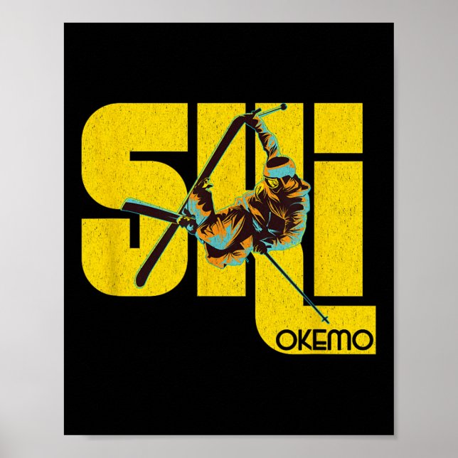 Vermont Okemo Mountain Ski  Poster (Front)