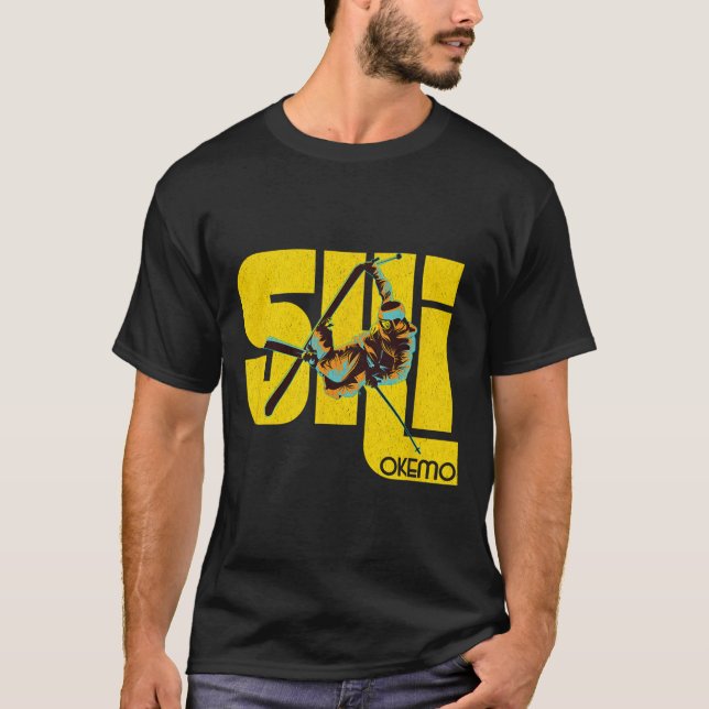 Vermont Okemo Mountain Ski  T-Shirt (Front)