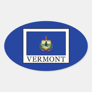 Vermont Oval Sticker