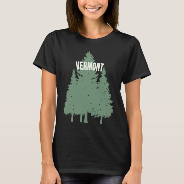 Vermont Pine Tree T-Shirt (Front)