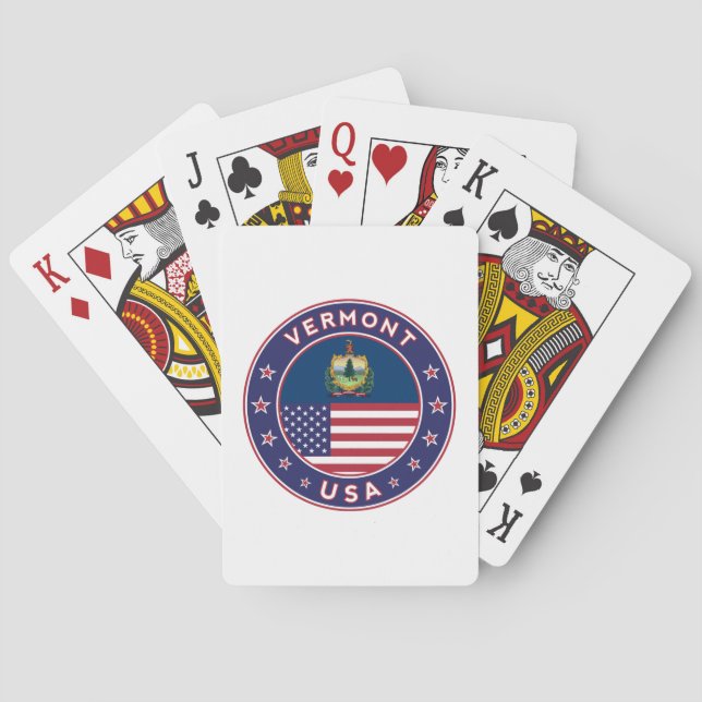 Vermont Playing Cards (Back)