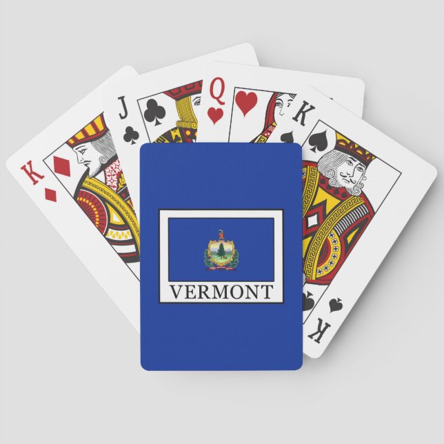 Vermont Playing Cards (Back)