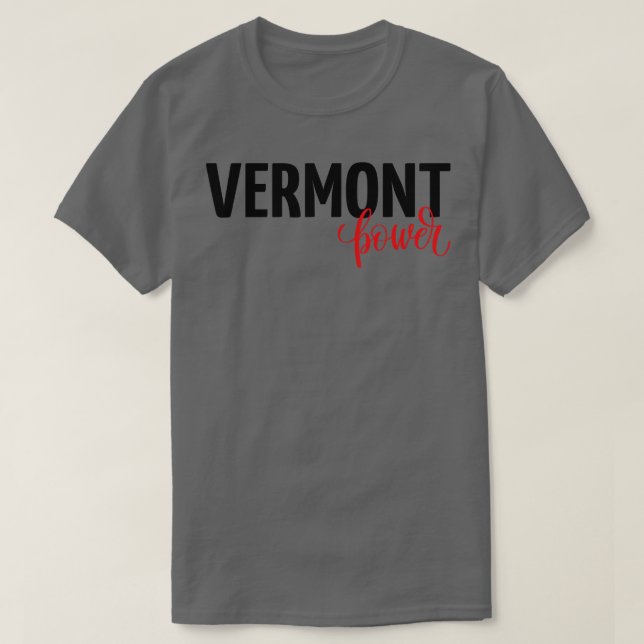 Vermont Power T-Shirt (Design Front)