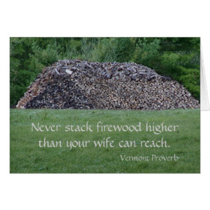 Vermont Proverb