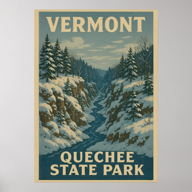 Vermont Quechee State Park V01 Poster (Front)