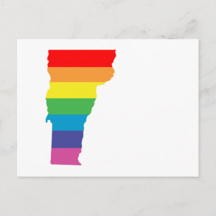 vermont rainbow postcard