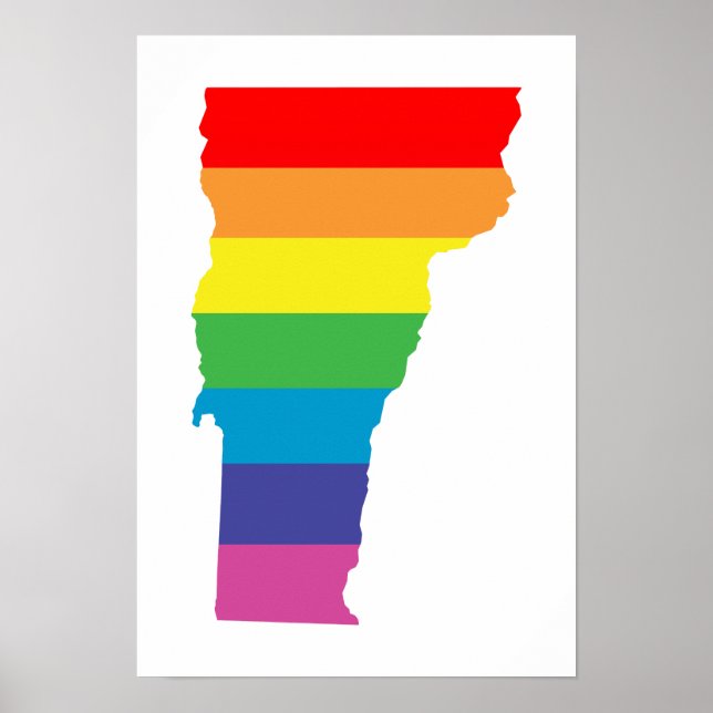 vermont rainbow poster (Front)