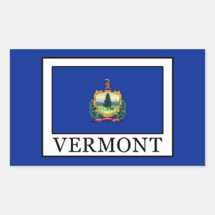 Vermont Rectangular Sticker