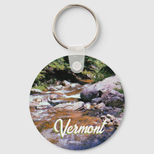 Vermont River Key Ring