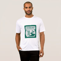 Vermont Rt. 30 Roadsign T-Shirt