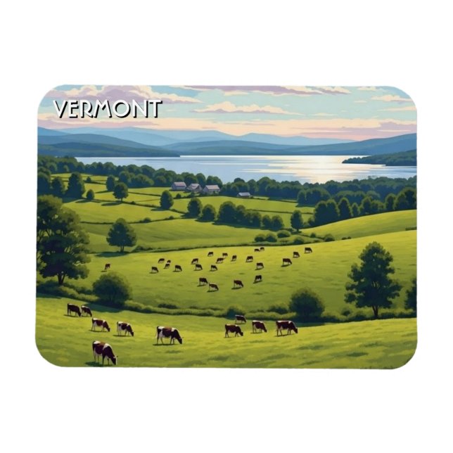 Vermont Shelburne Farms Travel Magnet (Horizontal)