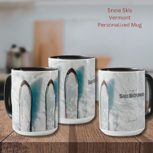 Vermont Ski Bound Snow Mug
