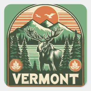 Vermont Square Sticker