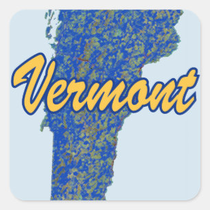 Vermont Square Sticker