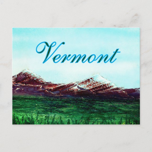 Vermont State Colours Postcard (Front)