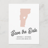 VERMONT State Destination Wedding ANY COLOR