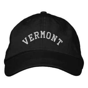Vermont State Embroidered Hat